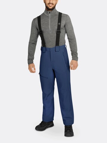 normani Regular Outdoor trousers 'Loonskin' in Blue: front
