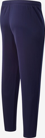 Effilé Pantalon de sport new balance en bleu
