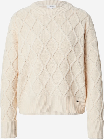 Pull-over s.Oliver en beige : devant