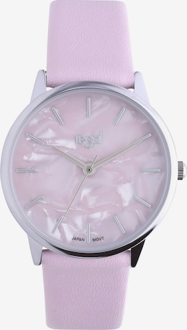 Montre à affichage analogique 'Klassisch' Lucardi en violet : devant