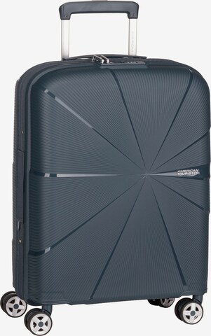 American Tourister Cart ' Starvibe Spinner 55 EXP ' in Blue: front
