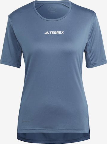 T-shirt fonctionnel 'Multi' ADIDAS TERREX en bleu : devant