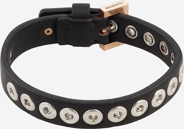 Bracelet AllSaints en noir : devant