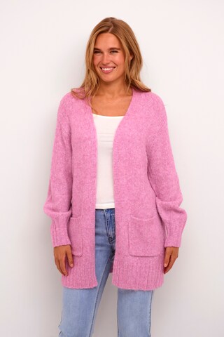 Kaffe Cardigan 'Alioma' i pink: forside