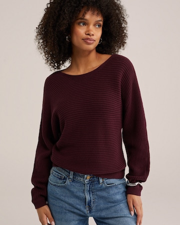 WE Fashion - Jersey en lila: frente