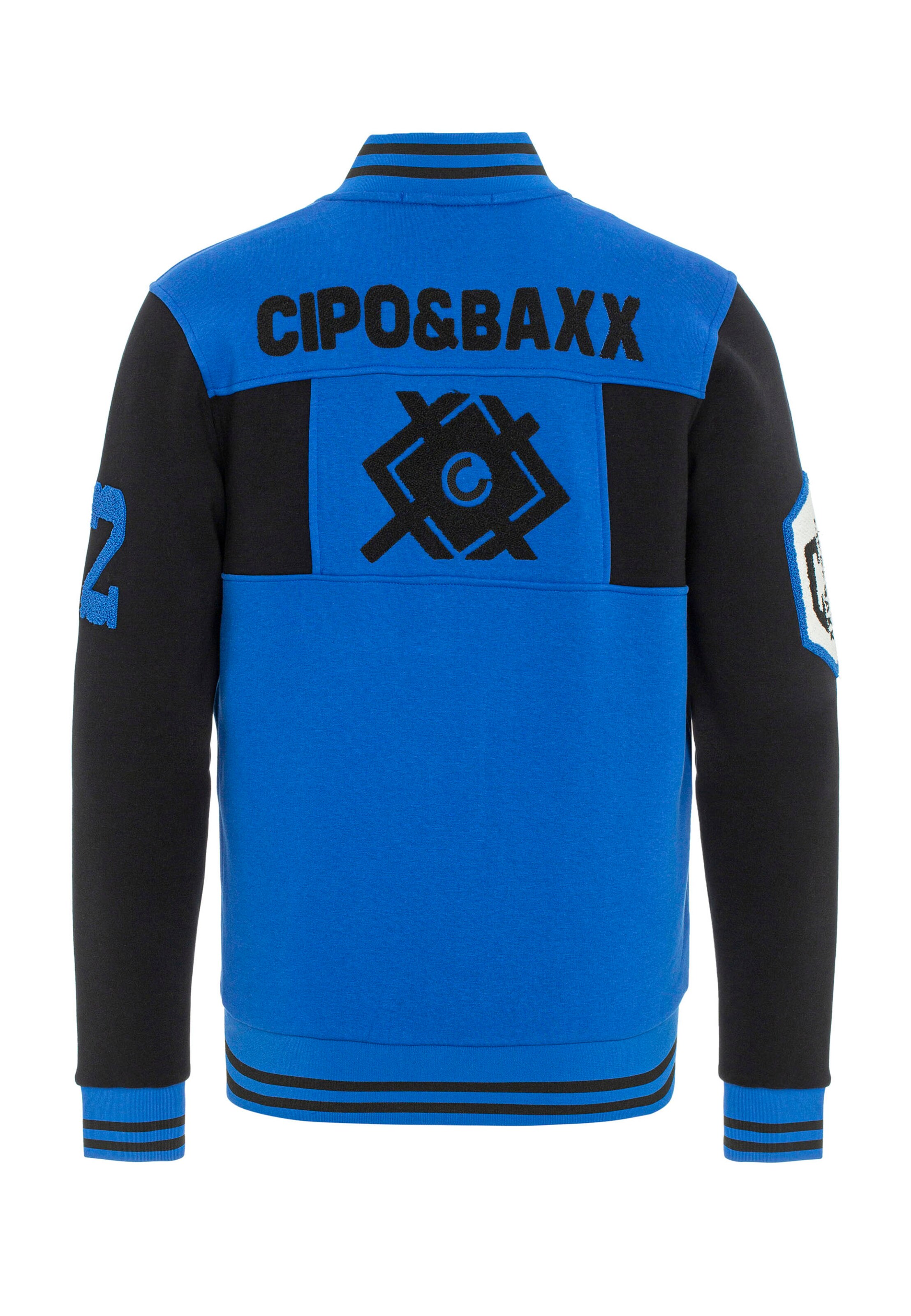 CIPO & BAXX Zip-Up Hoodie in Blue