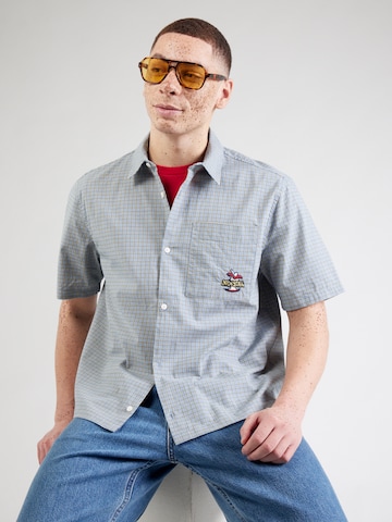 HOLLISTER Regular fit Πουκάμισο σε μπλε: μπροστά