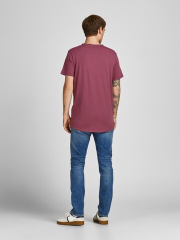 JACK & JONES Skjorte 'Basher' i lilla