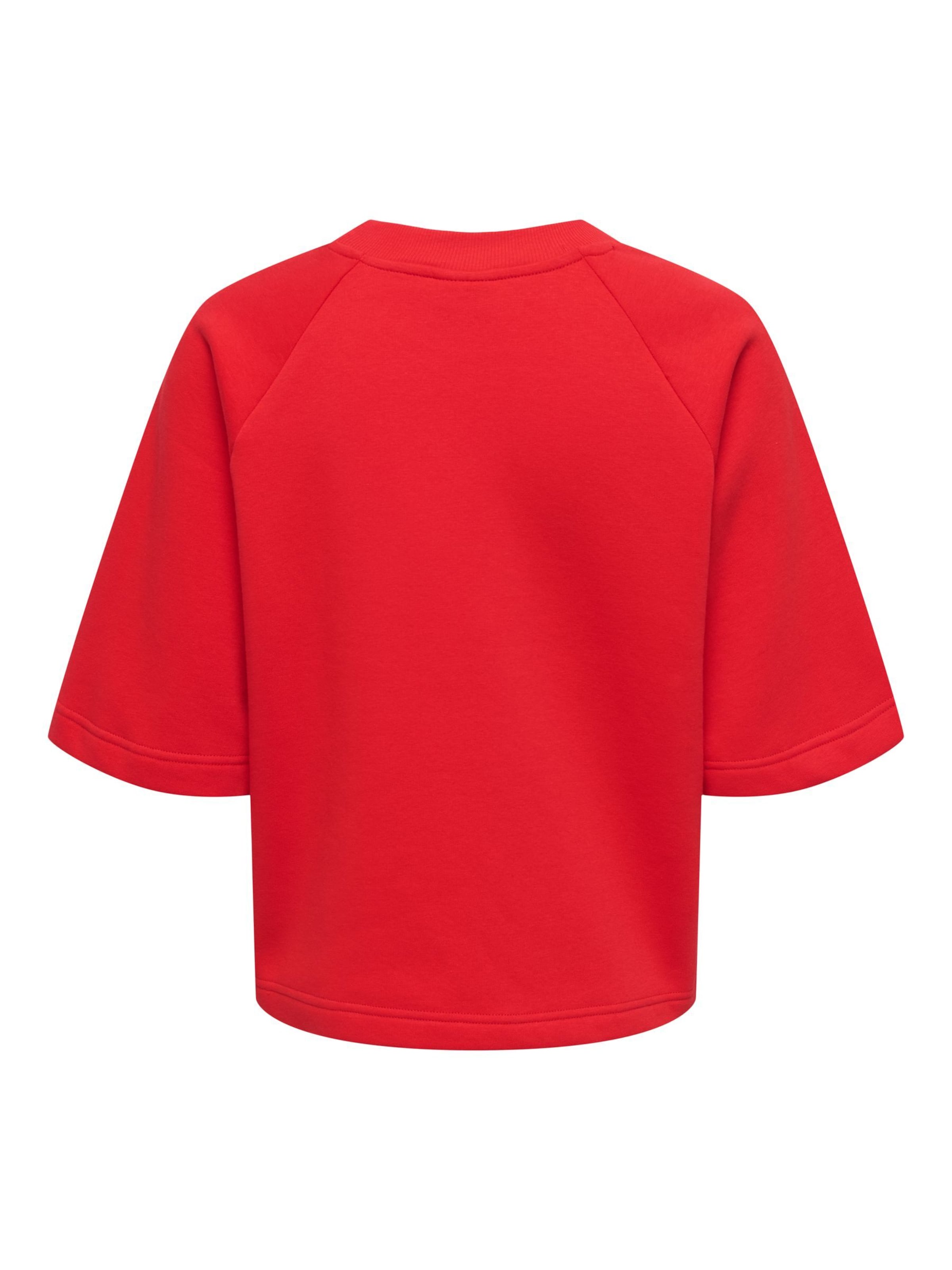 JDY Sweatshirt in Red