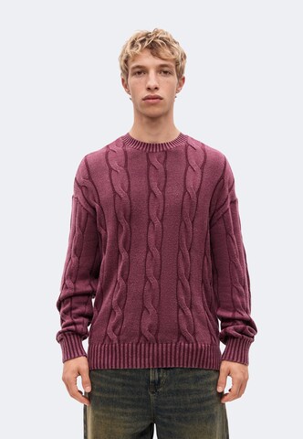 HOLLISTER Pulóver - piros: elől