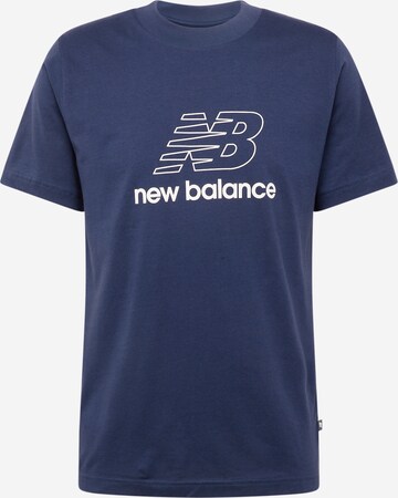 new balance Shirt in Blauw: voorkant