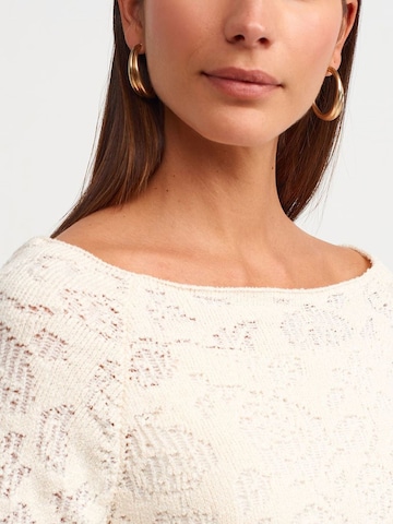 Robes en maille Dilvin en beige