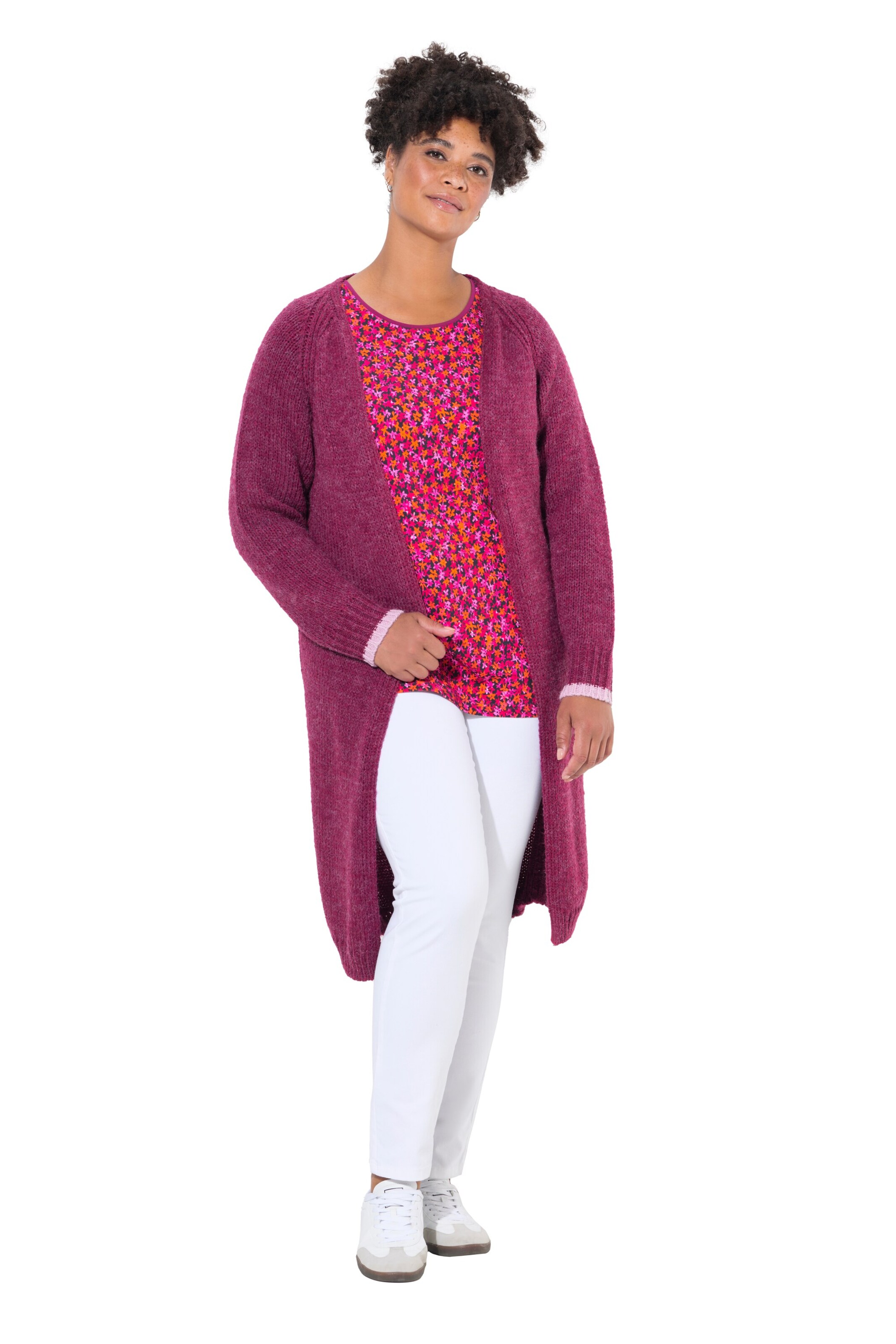 Janet & Joyce Strickjacke in Lila