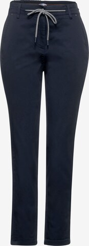 Coupe slim Pantalon CECIL en bleu : devant