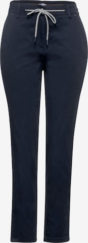 CECIL Slimfit Broek in Blauw: voorkant