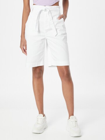Cartoon Pants in White: front