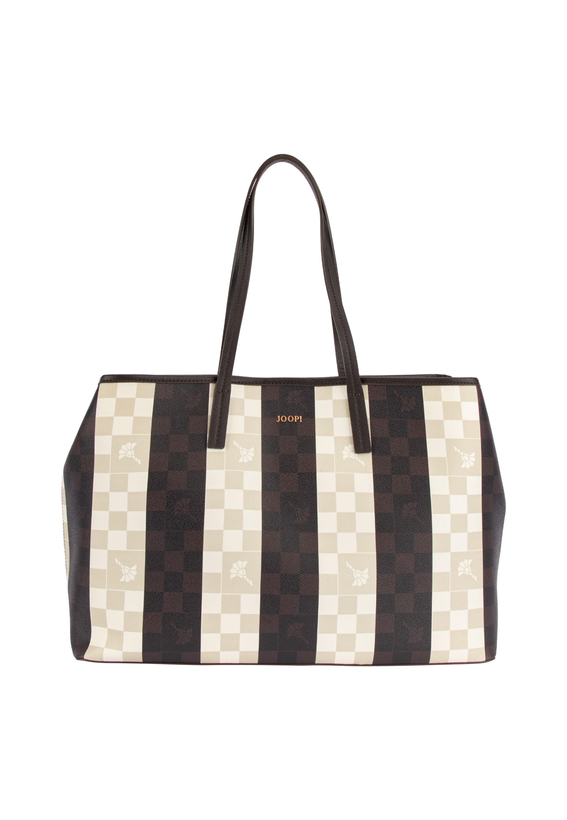 JOOP! - Shopper 'Piazza Rigato Imogen' en marrón: frente