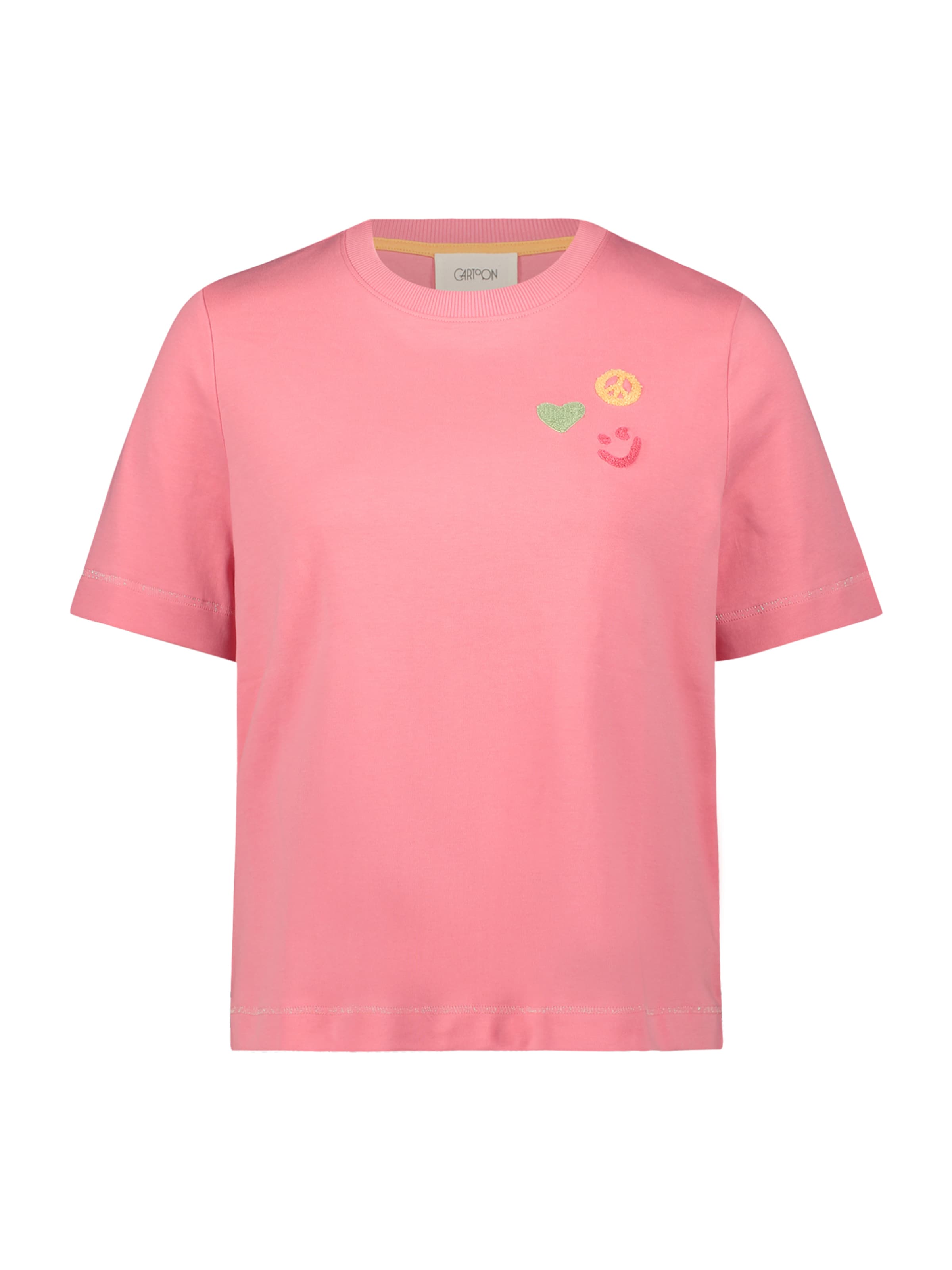 Cartoon Shirt in Pink: front