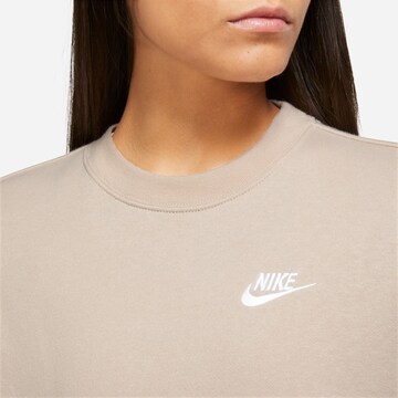 Nike Sportswear Sweatshirt 'Club Fleece' in Beige