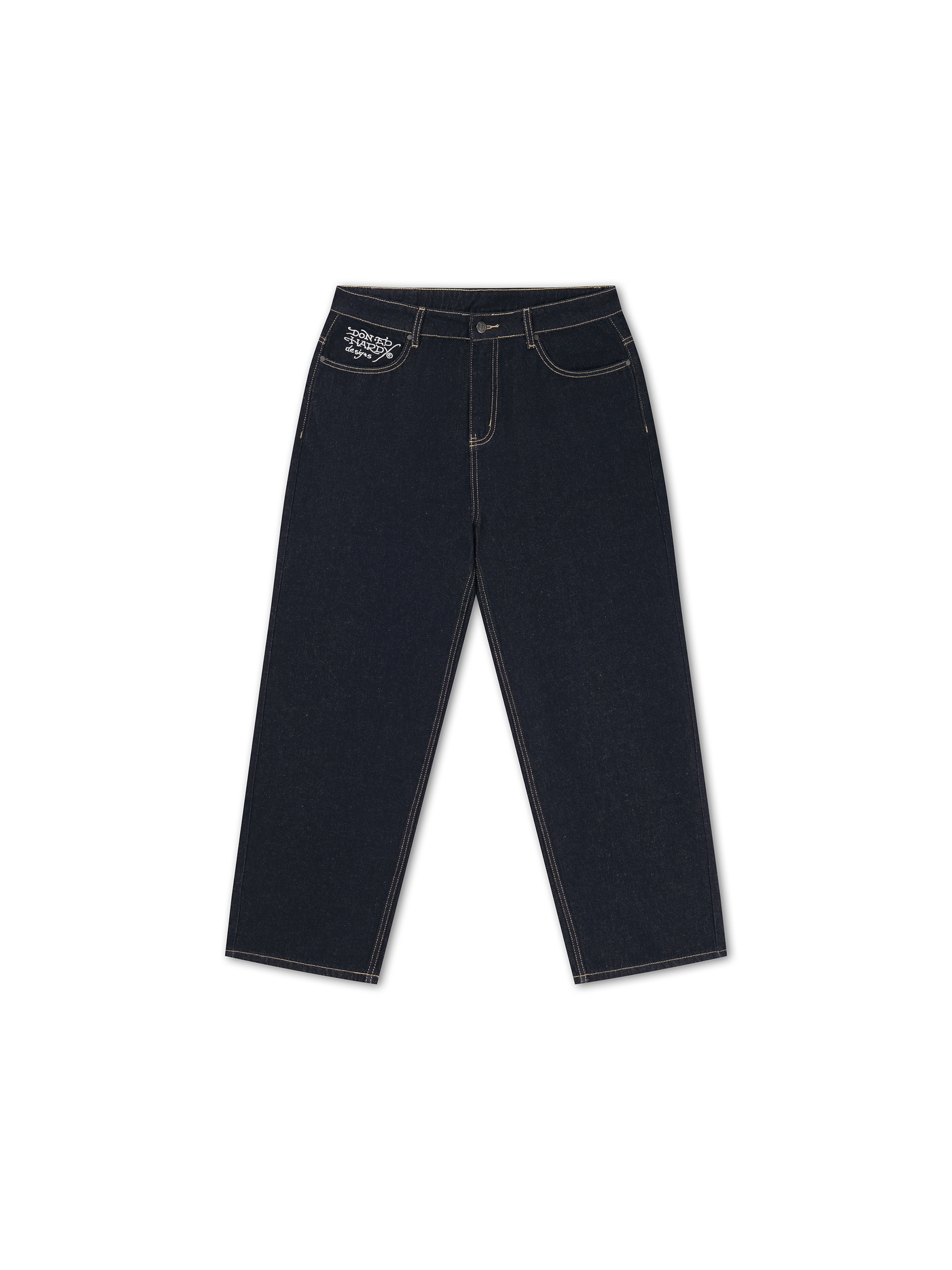 Ed Hardy Wide Leg Jeans i blå: forside