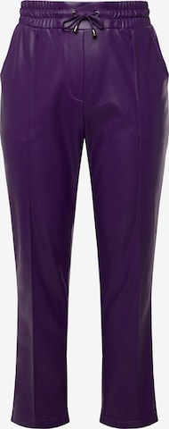Ulla Popken Regular Pants in Purple: front