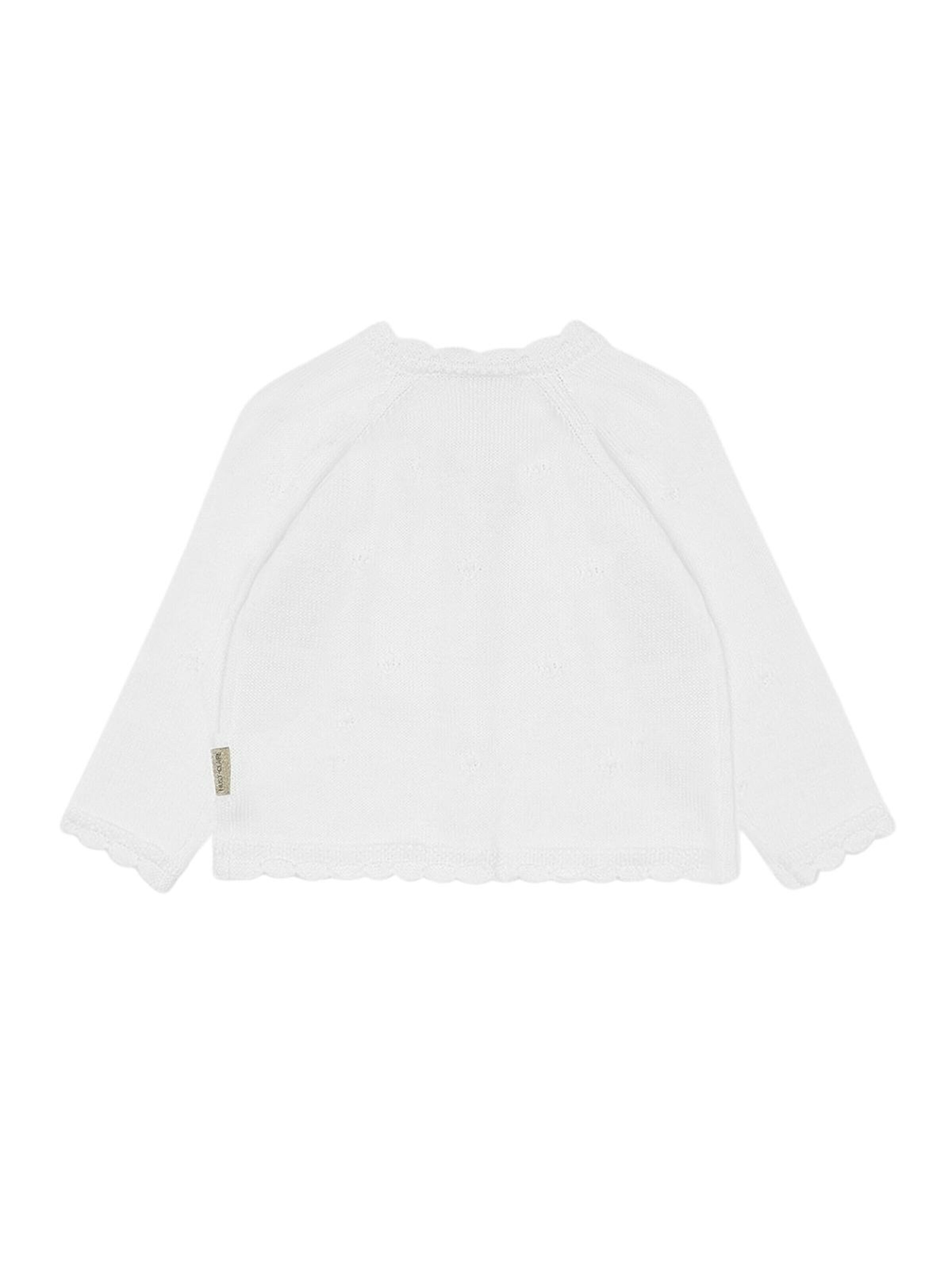 Hust & Claire Knit cardigan in White