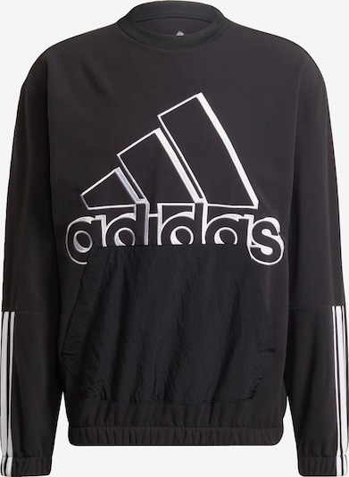 ADIDAS PERFORMANCE Sportsweatshirt in schwarz / weiß, Produktansicht