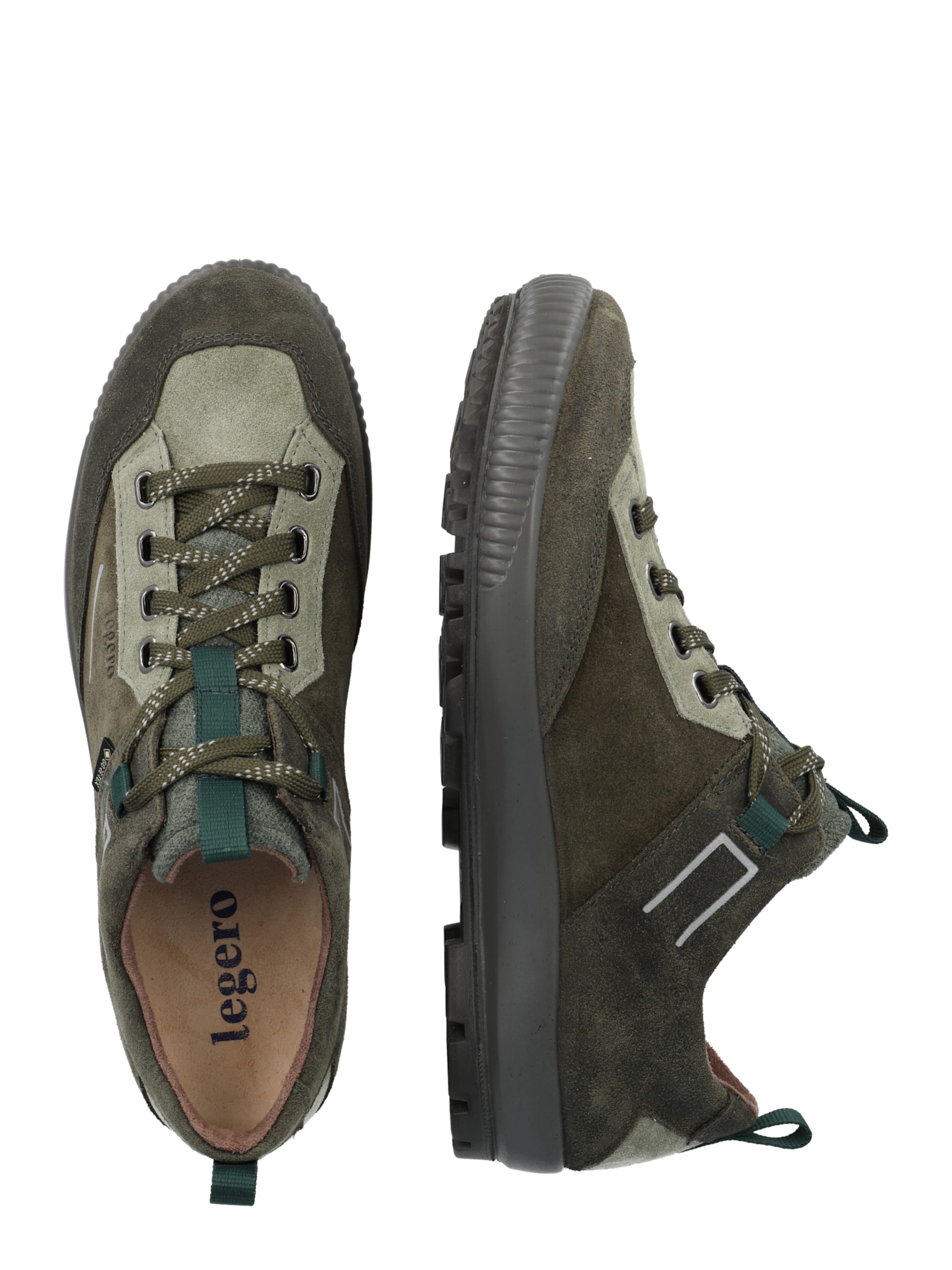 Legero Athletic lace-up shoe 'Tanaro' in Green