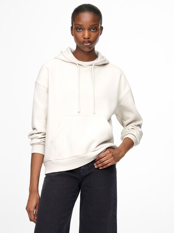 Pull&Bear Mikina – bílá: přední strana