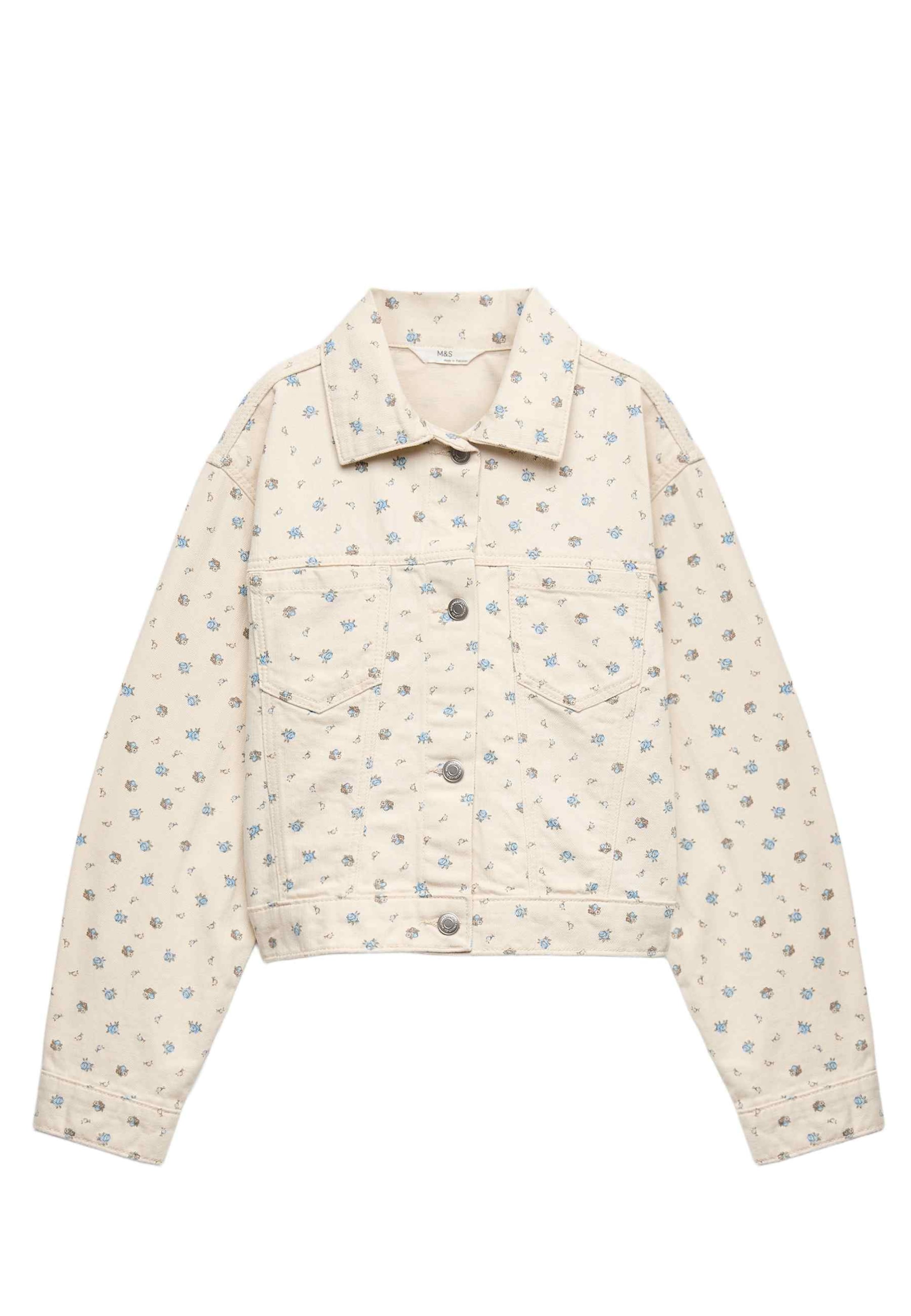 Marks & Spencer Between-season jacket in Beige: front
