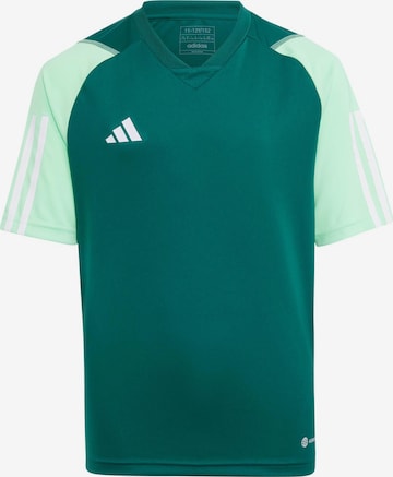 T-Shirt fonctionnel 'Tiro 23' ADIDAS PERFORMANCE en vert : devant