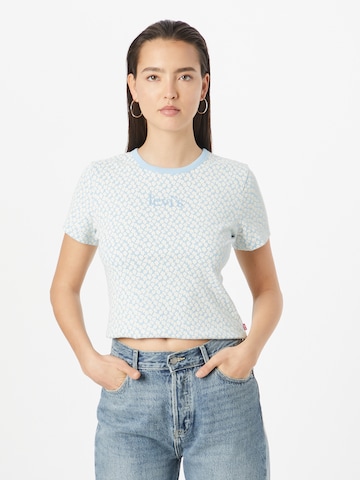 LEVI'S ® Shirt 'Graphic Rickie Tee' in White: front