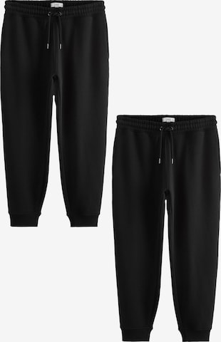 Next Дънки Tapered Leg Панталон в черно: отпред