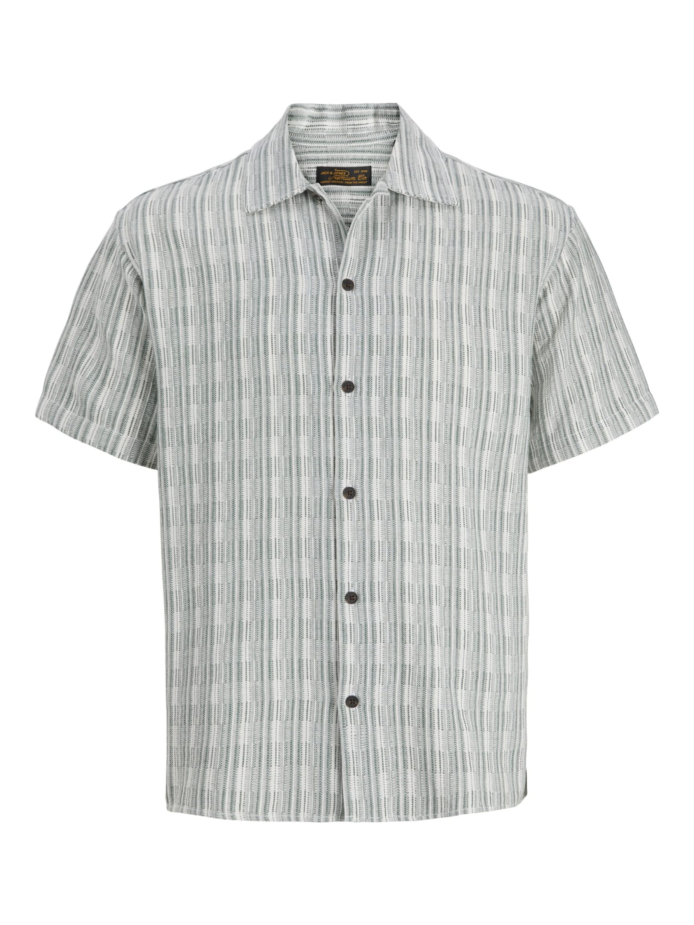 JACK & JONES Button Up Shirt in XXL in Green, Item view
