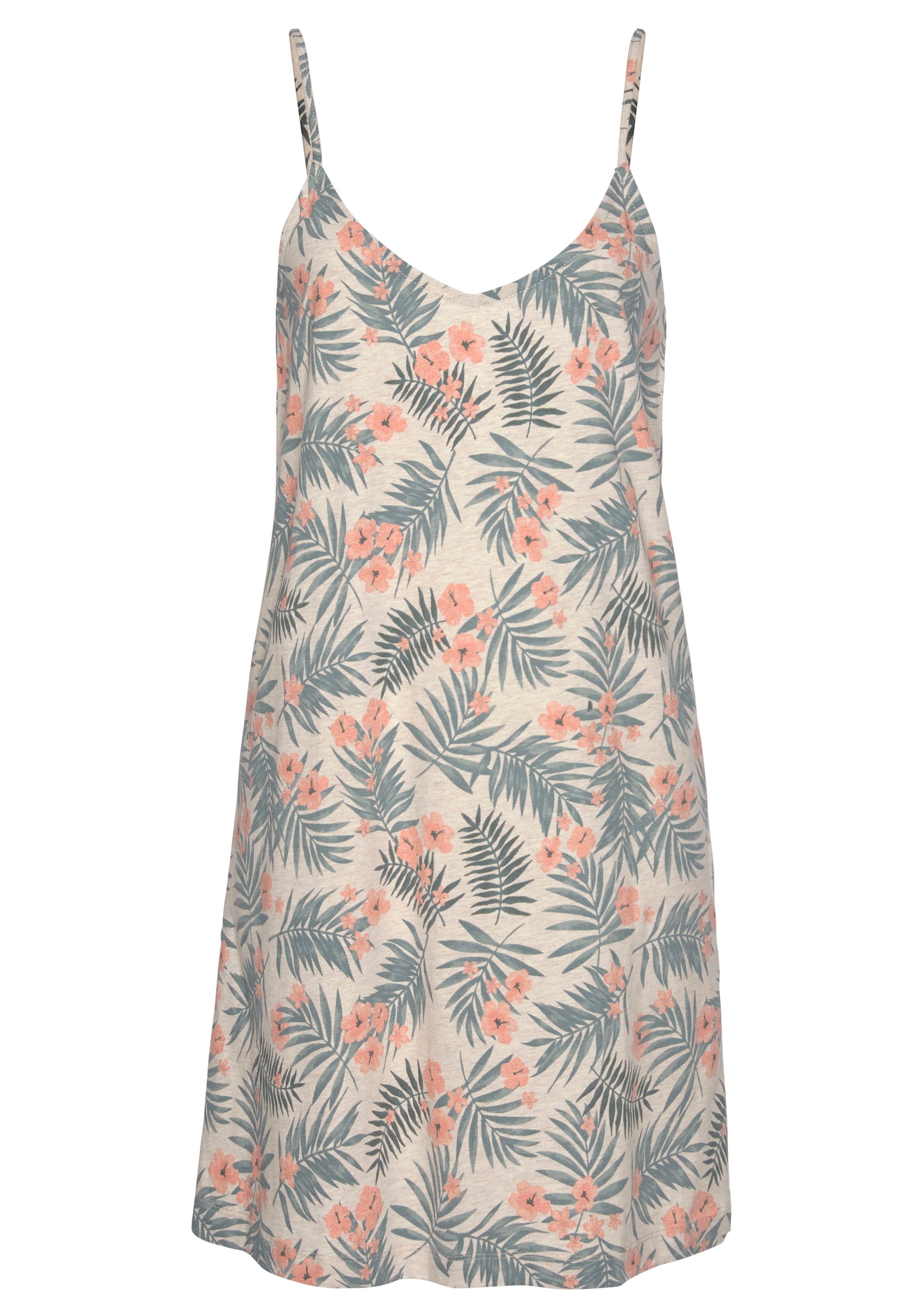 LASCANA Negligé in Beige: voorkant