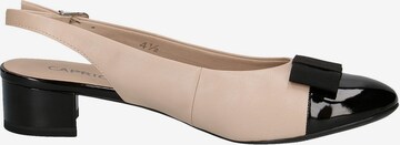 CAPRICE Slingpumps in Beige