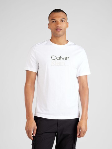 balta Calvin Klein Marškinėliai: priekis