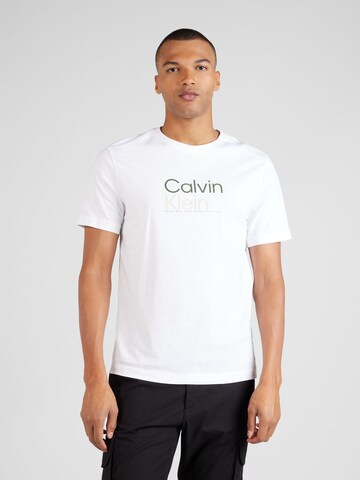 Calvin Klein T-Shirt in Weiß: Vorderseite