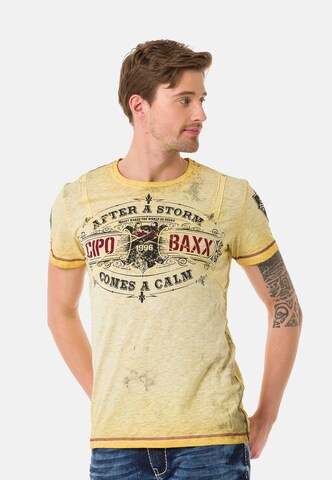 CIPO & BAXX Shirt in Geel