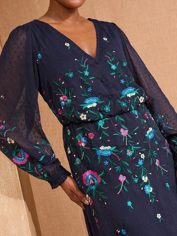 love & roses Shirt dress in Blue