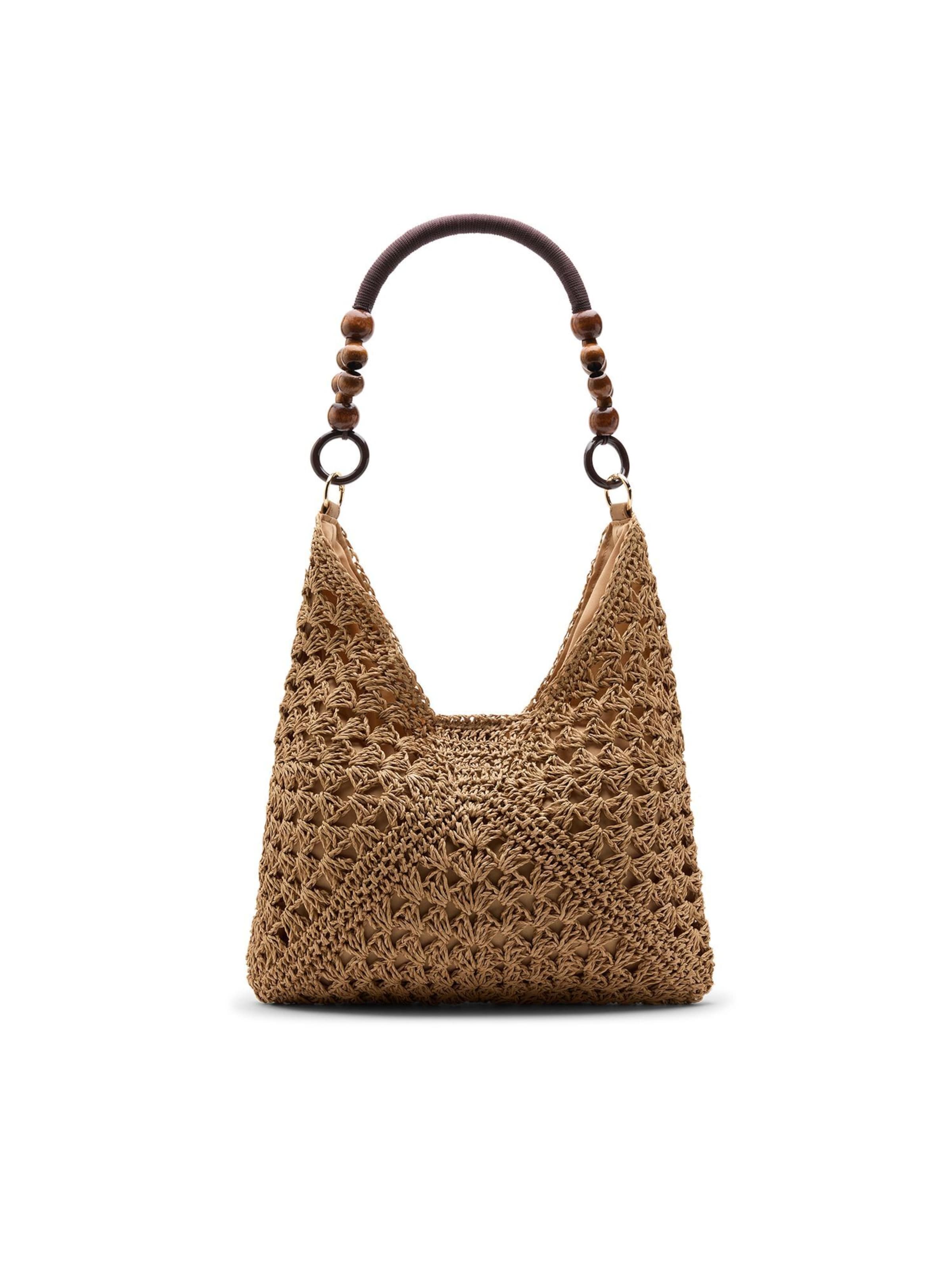 MANFIELD Shoulder Bag in Beige