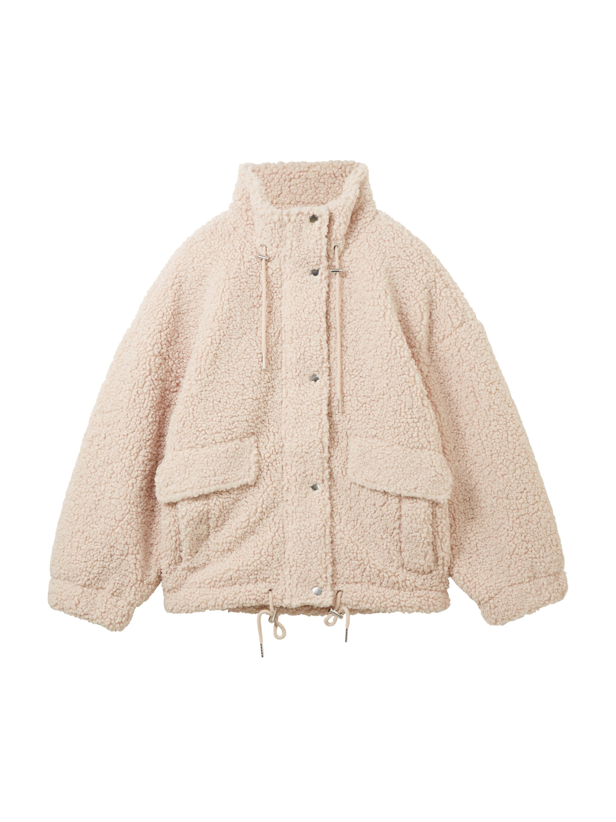 TOM TAILOR DENIM Between-season jacket in Beige: front
