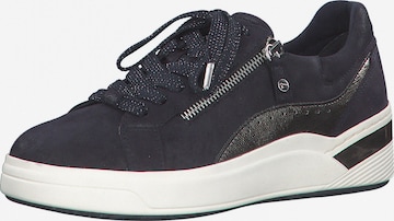 Tamaris Pure Relax Sneakers laag in Blauw: voorkant