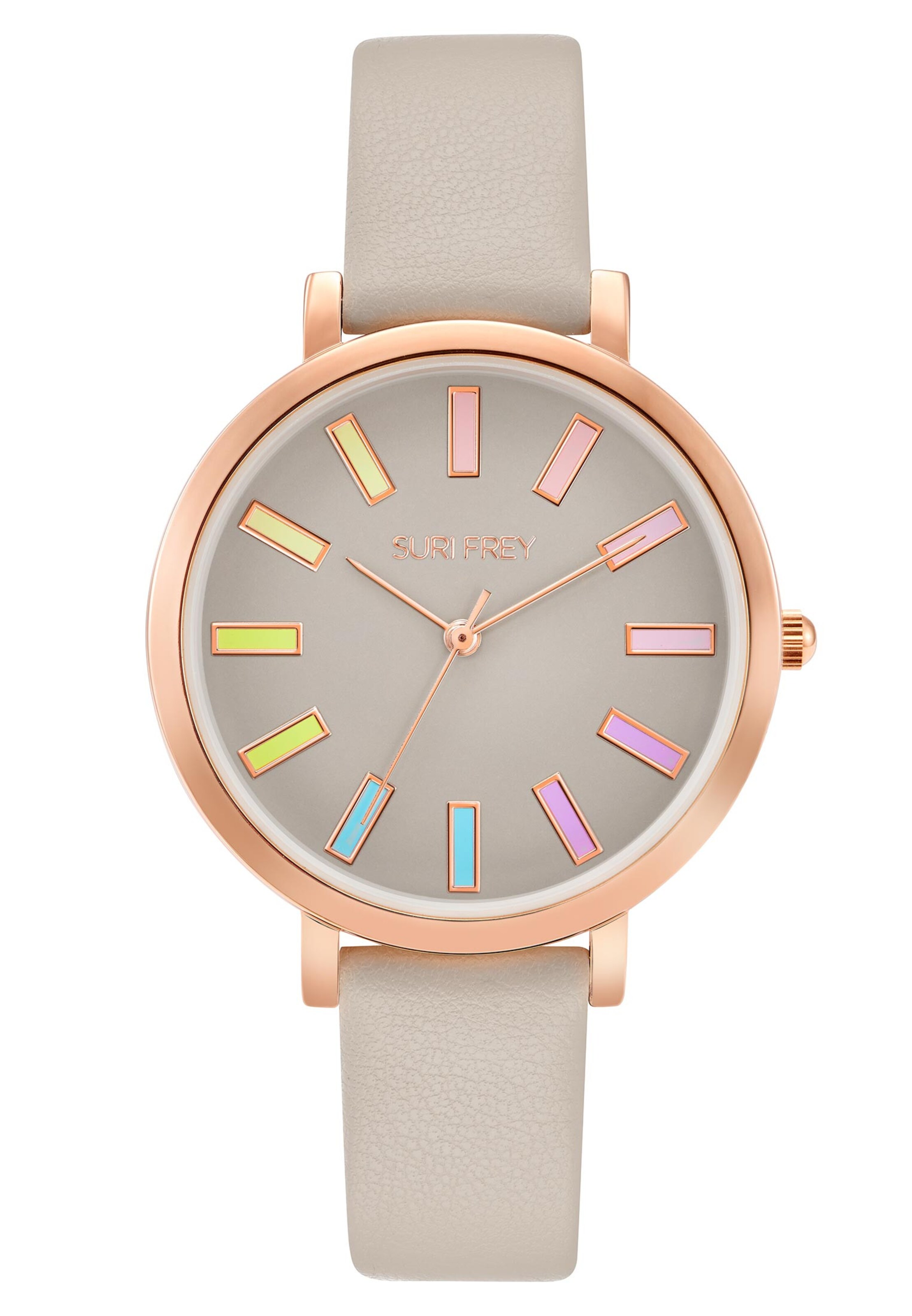 Suri Frey Analoguhr 'Cindy' in Beige: Vorderseite