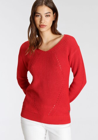 TAMARIS Sweater in Red: front