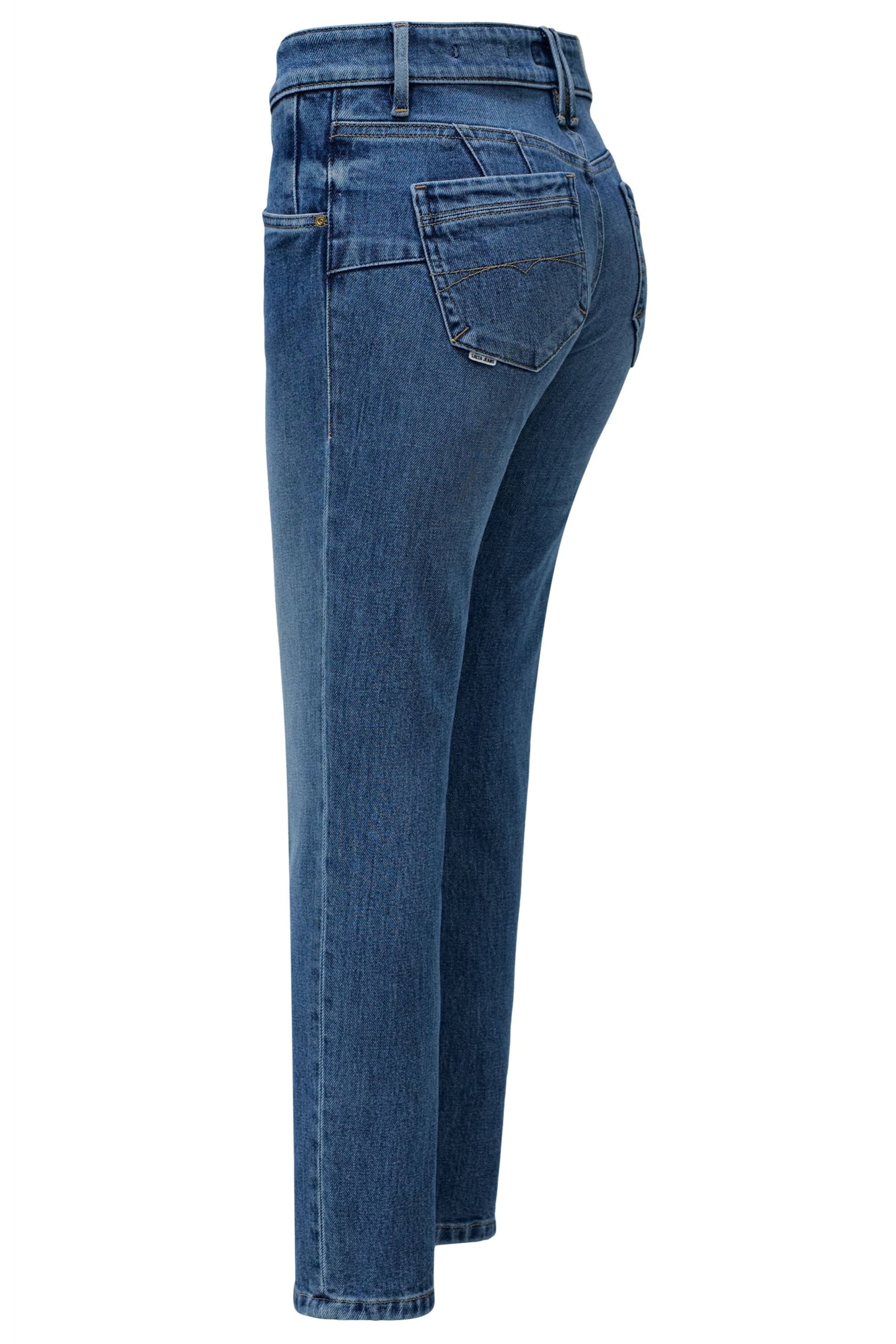 Skinny Jean 'Wonder' Salsa Jeans en bleu