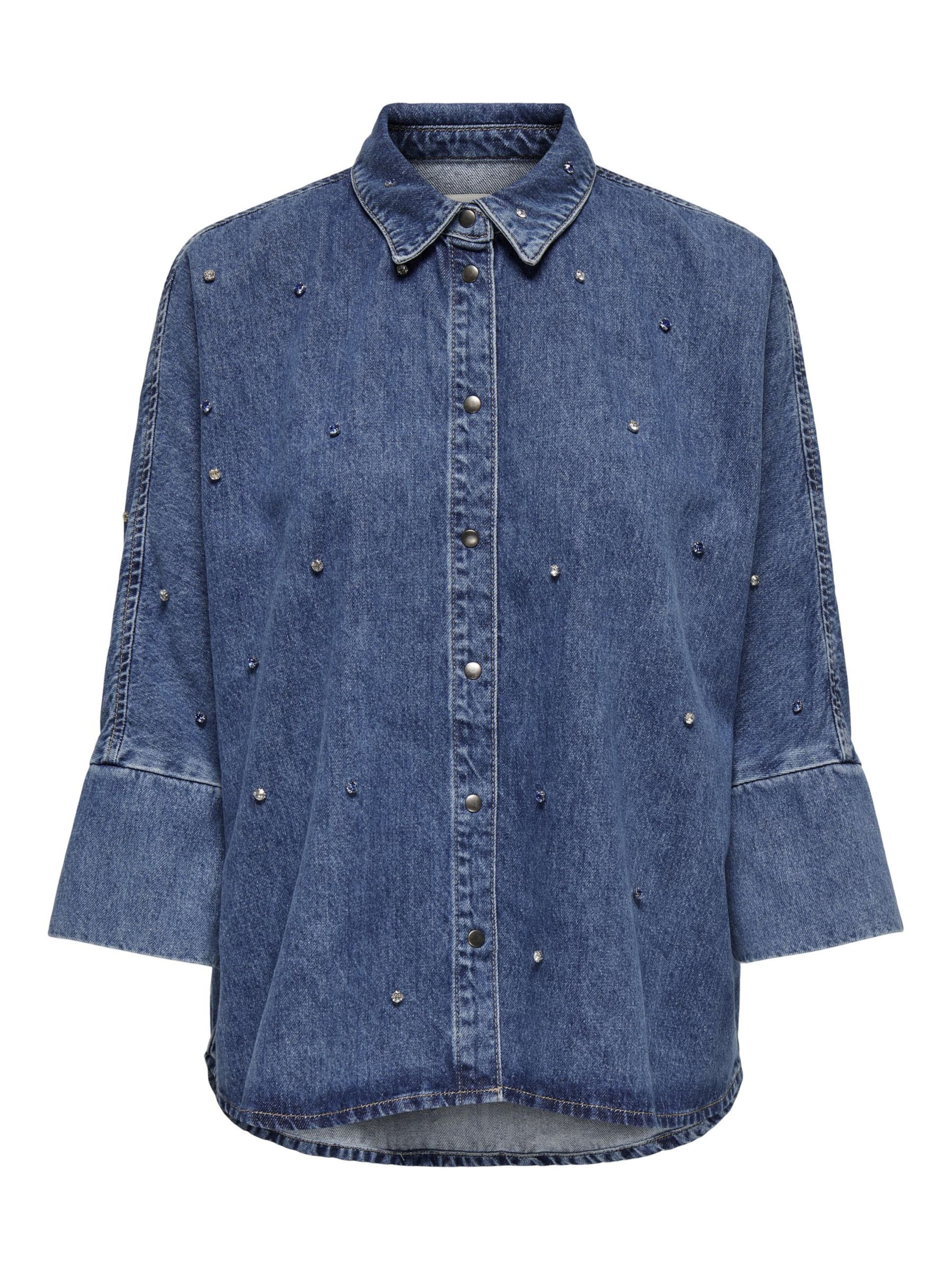 ONLY Bluzka 'OnlGrace' w kolorze niebieski: przód