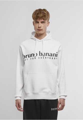 Bruno Banani Sweatshirt in Wit: voorkant