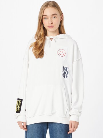 ABOUT YOU Limited - Sudadera 'Leo' by Jannik Stutzenberger' en blanco