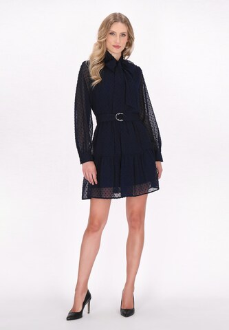 DreiMaster Klassik - Vestidos camiseiros 'Classic Look' em azul